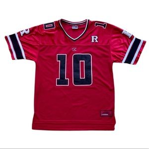 Rutgers football jersey.